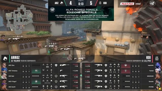 KOI VS ARROZ - FASE DE GRUPOS - GRUPO C - CROSSFIRE MEDIAMARKT E INTEL - 2022 смотреть онлайн