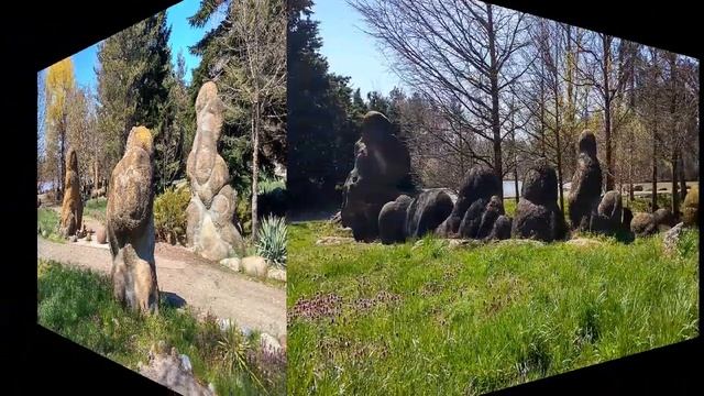 Необычный сад камней и деревьев. смотреть онлайн
