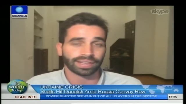 The World Today:Shell Hits Donetsk Amid Russia Convoy Row смотреть онлайн
