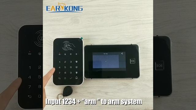 Earykong Wireless Keyboard Touch Pad Doorbell Button For G50 / G30 / PG103 / W2B WiFi GSM Alarm смотреть онлайн