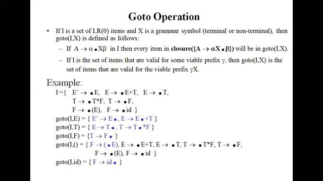 Compiler Design Lecture on SLR Parsing Table смотреть онлайн