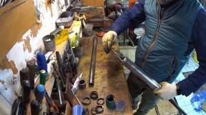 Мотоцикл урал. Ремонт вилки.