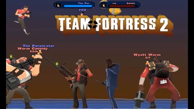 Worms Reloaded Team Fortress 2 Custom Map смотреть онлайн
