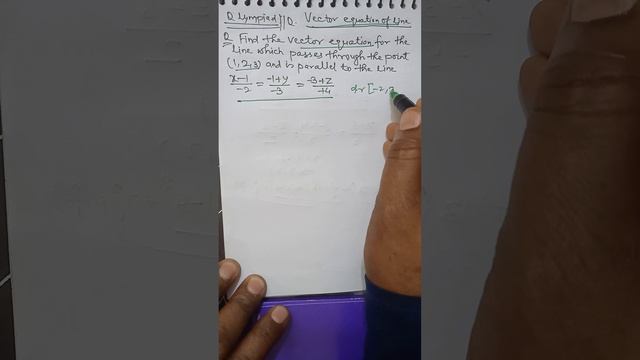 Q-lympiad||Q 230||Vector form of equations of straight line|| From Cartesian Sign ☢️🛑 смотреть онлайн