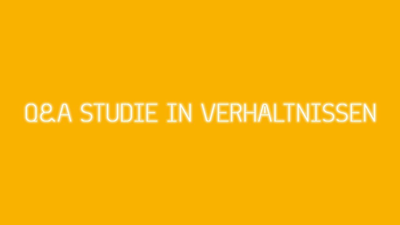 Studie in Verhältnissen Q&A смотреть онлайн