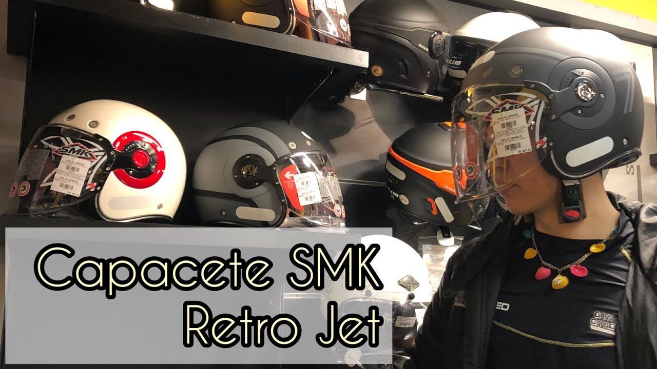 Capacetes SMK Retro Jet