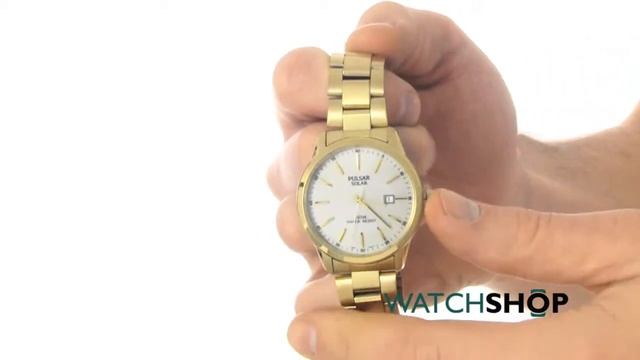 Pulsar Men's Dress Solar Powered Watch (PX3026X1) смотреть онлайн