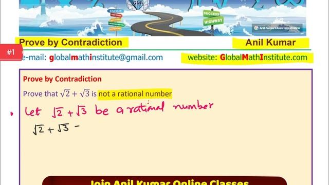 Prove by Contradiction The Sum of Cube-root of 6 is not a Rational Number смотреть онлайн