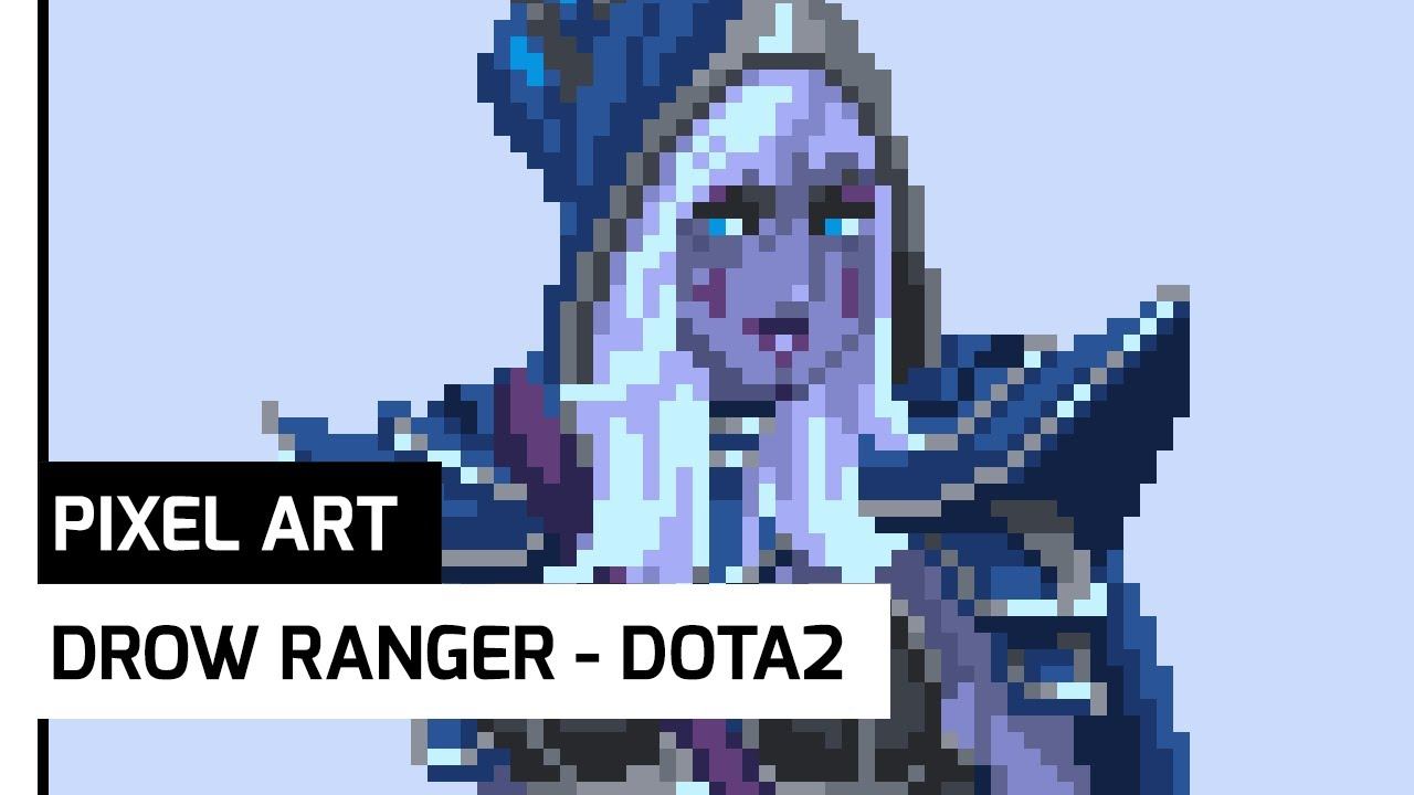 [Pixel Art] Drow Ranger смотреть онлайн