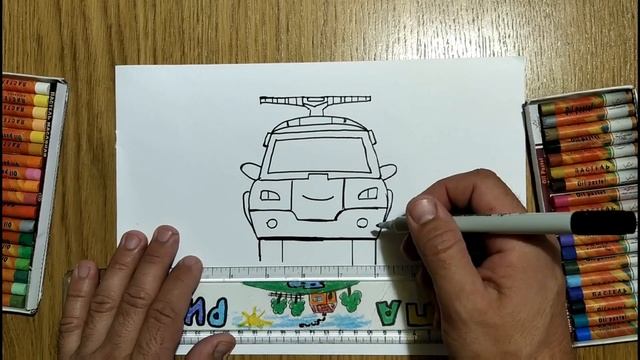 Рисуем Робокара Поли /Новые серии про робокара Поли/Урок Рисования/Draw Robocar Poli /Drawing Lesson смотреть онлайн
