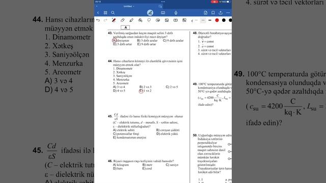 Qəbul tipli ümumi sınaq 2 (yeni situasiya ilə) смотреть онлайн