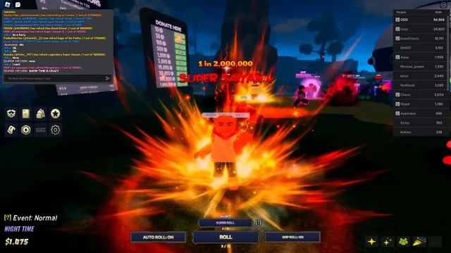 How to Get GOD TIER Luck in Anime Roulette Roblox смотреть онлайн