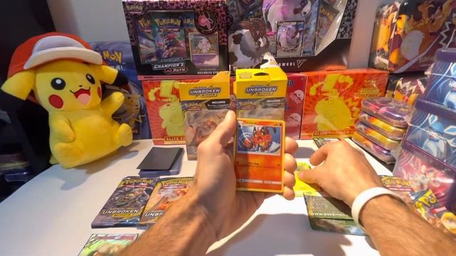 Unpacking Sun & Moon Unbroken Bonds - Pokémon TCG смотреть онлайн