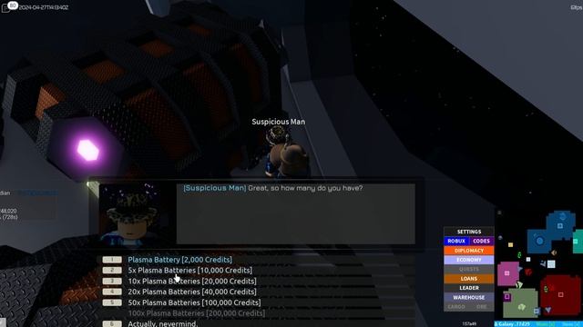 Plasma Batteries?? - ROBLOX Galaxy 2024 смотреть онлайн