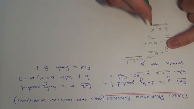 How To Work Out Direct Proportion Formulas (Part 1 – Easy Examples With No Squares, Cubes) смотреть онлайн