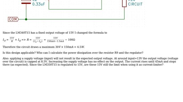 Electronics: LM340T15 current limiter смотреть онлайн