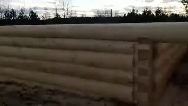 Производство сруба дома 6 на 8 в лапу кругляк смотреть онлайн