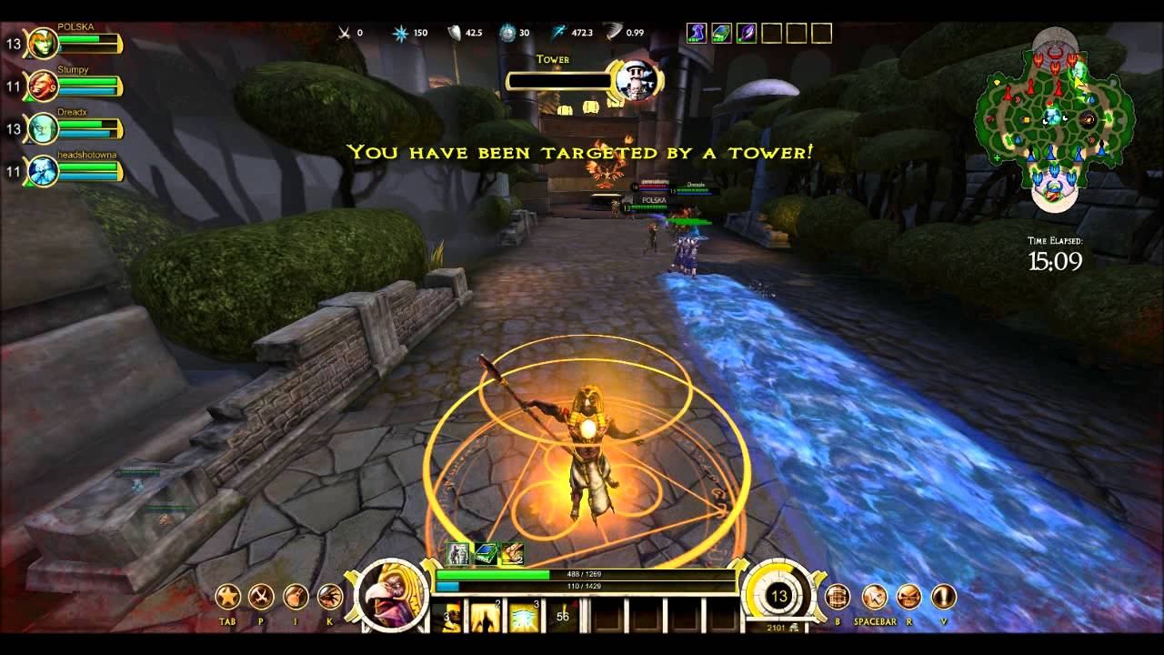 Smite Closed Beta: Ra Gameplay смотреть онлайн