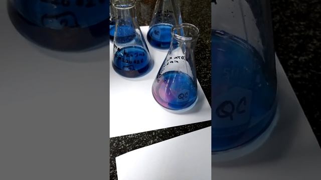 How to change the color of EDTA K2 to add NH3-NH4Cl buffer solution with EBT indicator. смотреть онлайн