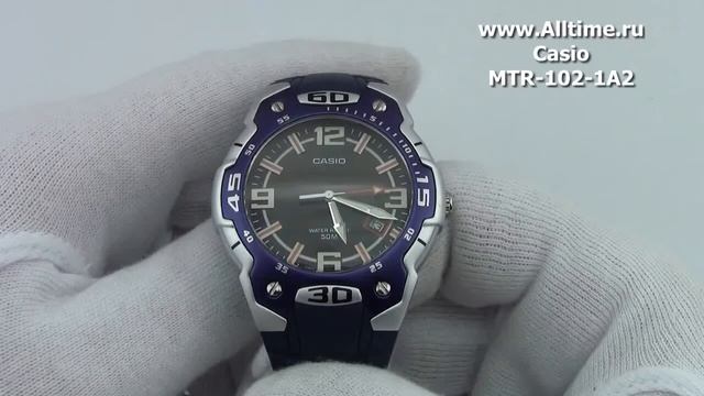 Мужские японские наручные часы Casio MTR-102-1A2 смотреть онлайн