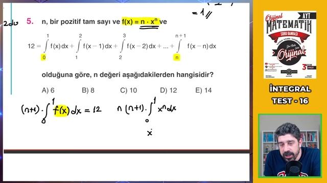 İNTEGRAL TEST 16 - 2022 AYT MATEMATİK SORU BANKASI @SonerAkinciMatematik смотреть онлайн