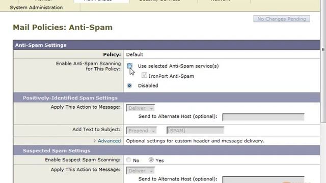 Enabling IronPort Anti-Spam смотреть онлайн