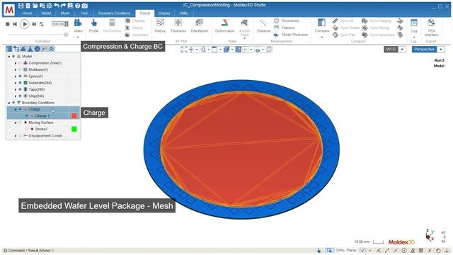 Moldex3D demo | Compression Molding & Embedded Wafer Level Package | Tutorial смотреть онлайн