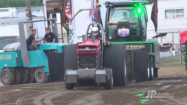 Tractor Pulling 2023: Methanol Powered Unlimited Super Stock Tractors Pulling In Freeport, IL