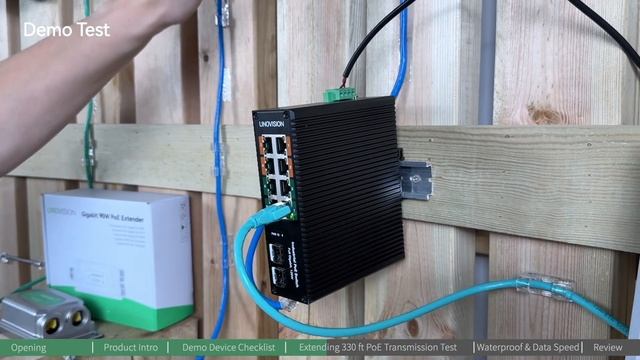 How to extend PoE (Power over Ethernet) Transmission in outdoor(Waterproof Required) area? смотреть онлайн