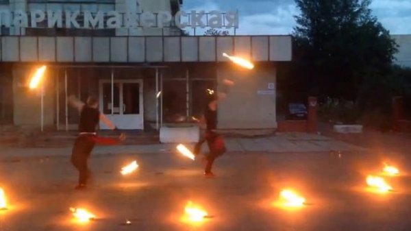 Fire шоу с неудачным концом