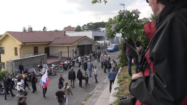 Атмосфера встречи "Ночных волков" в Братиславе - 2 смотреть онлайн