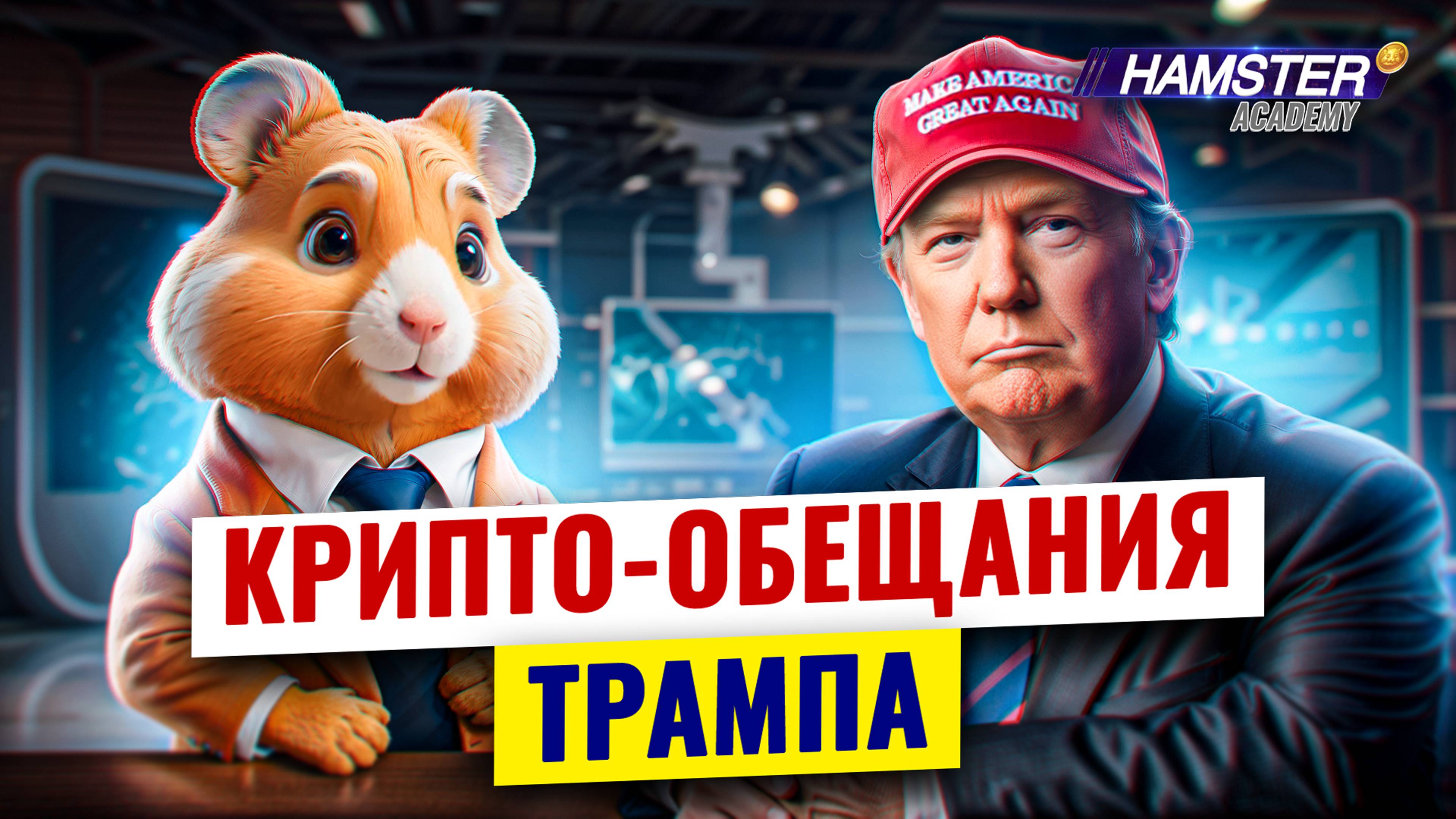 Всё, что Трамп говорил и обещал о крипте ⚡️ Hamster Academy
