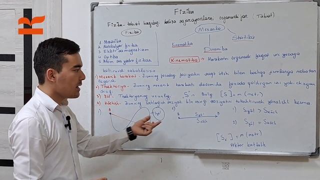 Fizikadan Online Darslar!  Fizikaga Kirish! Kinematika!