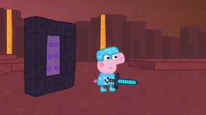 свинка Пеппа проходит minecraft спидранер против 4 охотника
