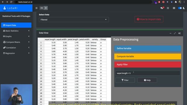 loSaRI v.1.0: Cara Filter Data смотреть онлайн
