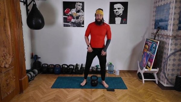 Тренировка с гирей на все тело ДЛЯ НАЧИНАЮЩИХ 1 ИЗ 8