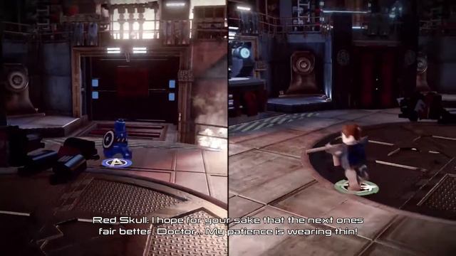 LEGO Marvel's Avengers (PS4) - Split Screen Co-op Walkthrough - Part 3 - Rail Hydra смотреть онлайн