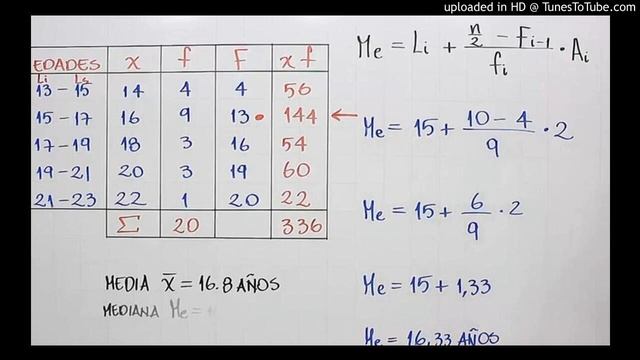 Clase estadística de mediana смотреть онлайн