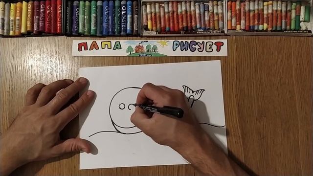 Как нарисовать Кита/ Урок Рисования / How to draw a whale / Drawing Lesson смотреть онлайн