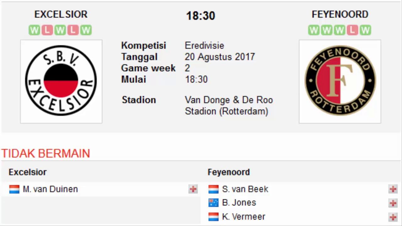JADWAL EREDIVISIE PEKAN KE 2 2017/2018, KLASEMEN DAN TOP SKOR PEKAN KE 1 смотреть онлайн