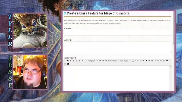 DnD Beyond Tutorial 1:  Mage Of Quandrix UA - Dnd: The Gathering - 3 Pillars Of DnD Cast