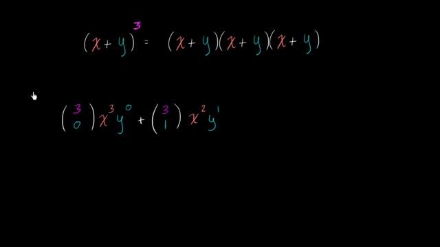 Intuitive connection between binomial expansion and combinatorics | Algebra II | Khan Academy смотреть онлайн