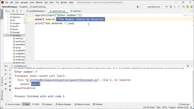 Python Series | Exception Handling | Else, Multiple Exceptions and Assert Statement смотреть онлайн