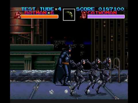 [SNES] Batman Returns | Playtrough | Scene 3 | On the prowl смотреть онлайн