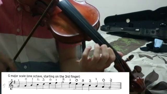 Practice Guide: G major (One Octave, starting on the 3rd finger) смотреть онлайн