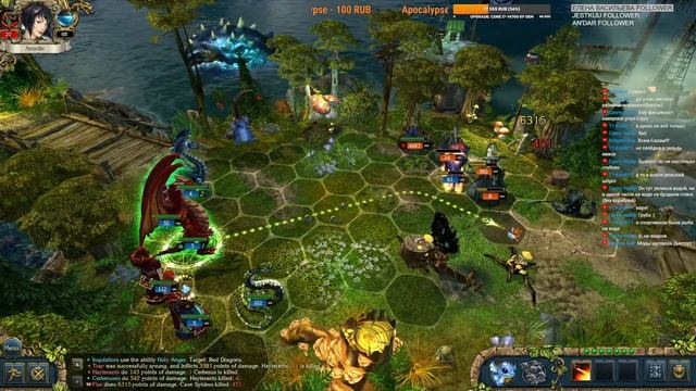 Прохождение King's Bounty:Crossworlds. The Trent War. Маг. Невозможный. Без потерь и кражи карт. #11 смотреть онлайн