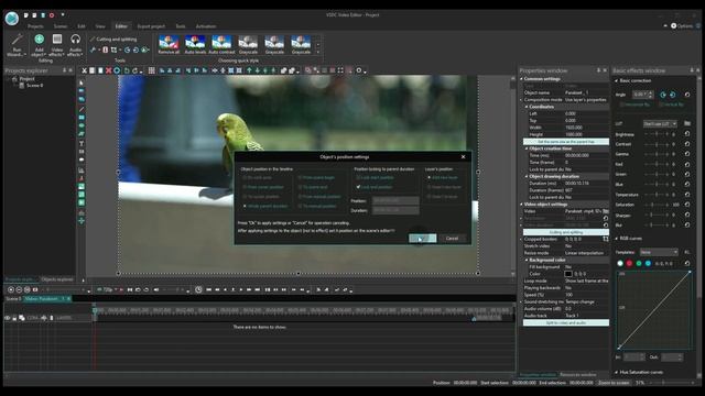 How to quickly add border around video in VSDC смотреть онлайн