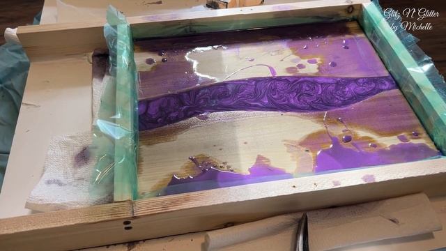#251 How To Make A Gorgeous Resin Charcuterie Board In Purple! смотреть онлайн