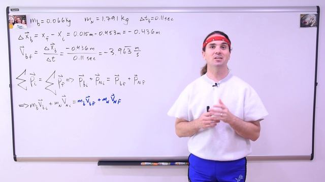 Introductory Conservation of Momentum Explosion Problem Demonstration смотреть онлайн