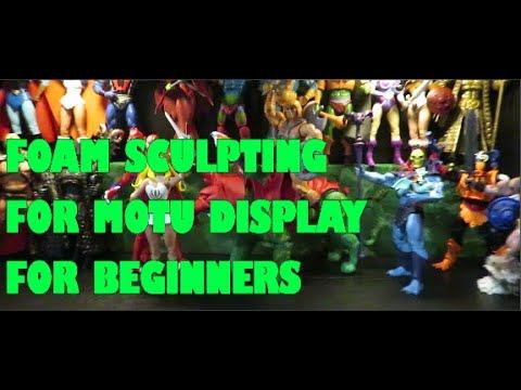 How To Custom He Man Filmation Shelf Display Super 7 Action Figure Diorama Sculpting Foam Rocks смотреть онлайн